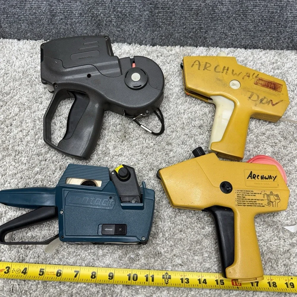 Lot Monarch 1159 / 1110 / contact Garvey 25-5 price maker label gun AS IS x4